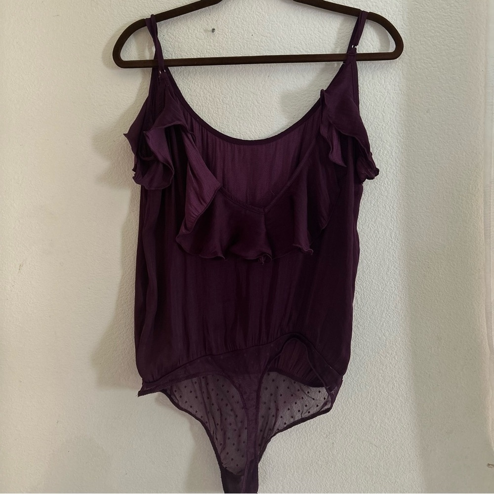 Free People| Ruffled Backless Bodysuit - Picture 9 of 11